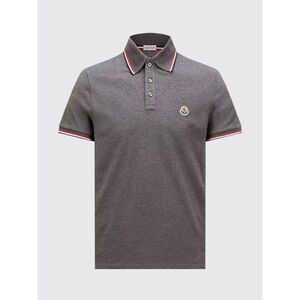Moncler Polo Shirt Men Grey
